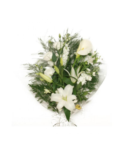 Le bouquet blanc hivernal
